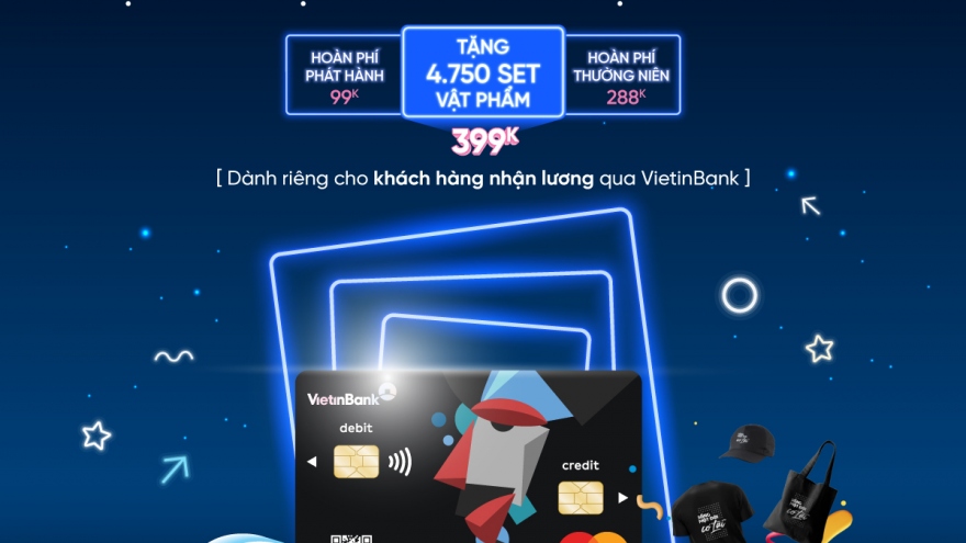 Ưu đãi đến 786.000 đồng dành cho khách hàng nhận lương qua VietinBank