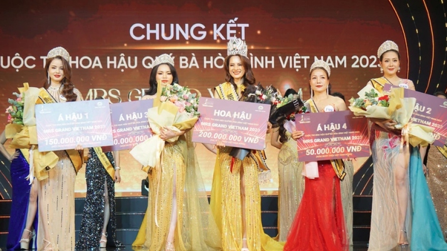 Local businesswoman wins Mrs Grand Vietnam 2023 crown