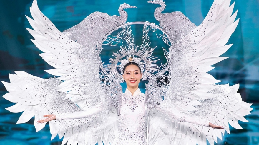 Beauties wow in national costume competition at Miss Grand Vietnam 2023