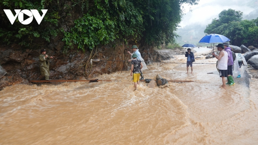 Vietnamese locality in northern highlands devastated by flashfloods and landslides