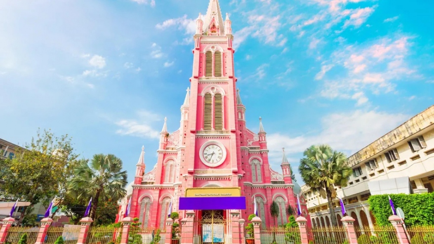 153-year-old church in HCM City among world’s most beautiful pink destinations