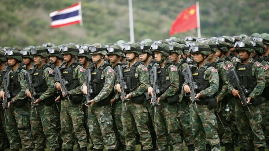 Trung Quốc và Thái Lan tổ chức tập trận bộ binh chung
