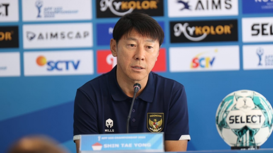 U23 Indonesia thoát hiểm phút chót, HLV Shin Tae Yong cảm ơn U23 Việt Nam