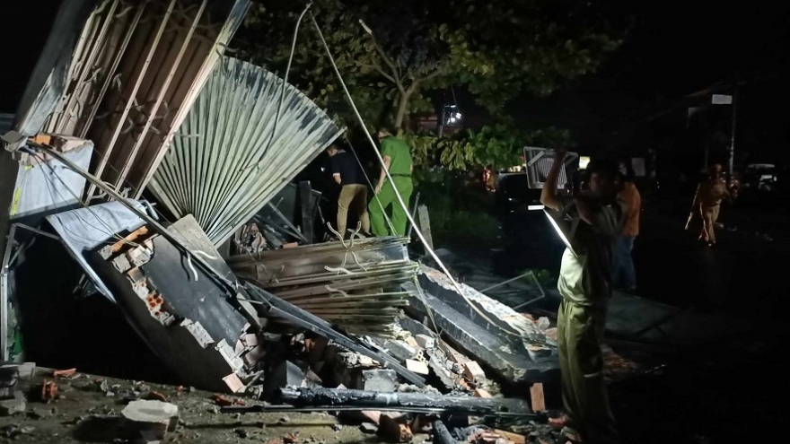Cháy tiệm sửa xe ở Bình Thuận 2 người tử vong