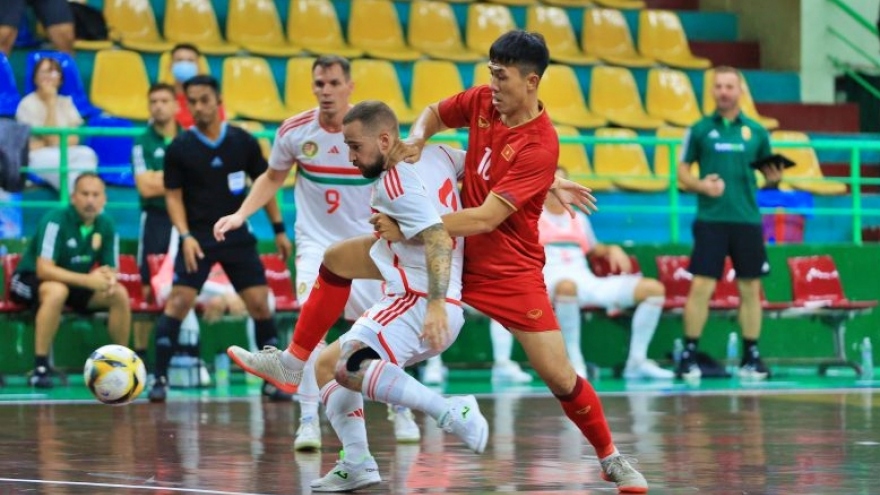 ĐT Futsal Việt Nam thua đậm trước ĐT Futsal Hungary