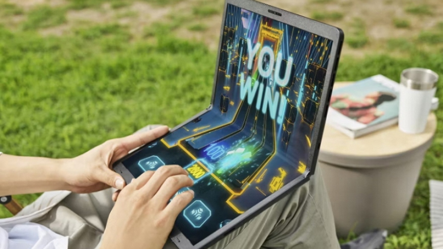 LG ra mắt máy tính xách tay màn hình gập Gram Fold