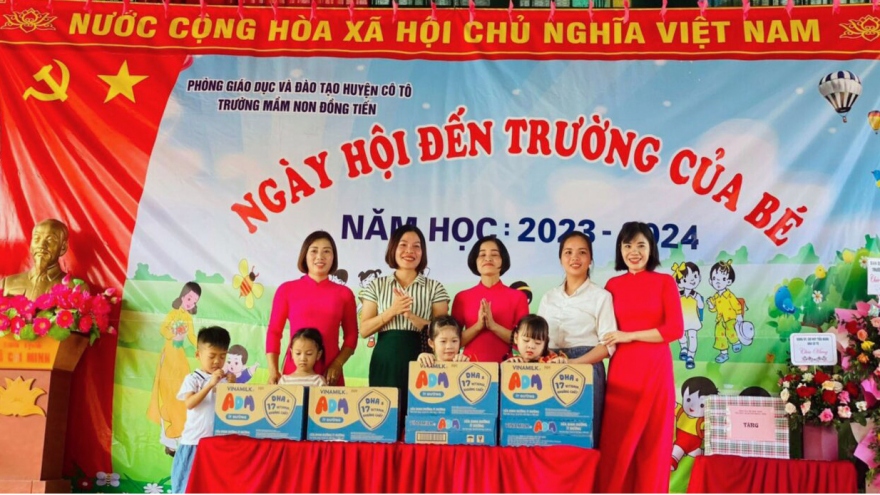 Hơn 1 triệu ly sữa tiếp tục đồng hành cùng trẻ nhỏ đón chào năm học mới