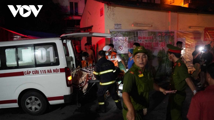 56 killed in Hanoi mini apartment building fire