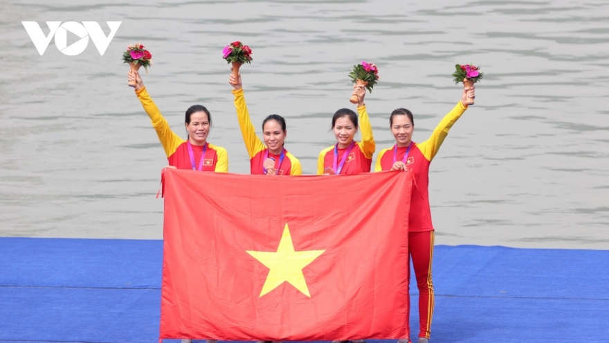 Vietnamese rowers bag first bronze medal at ASIAD Hangzhou