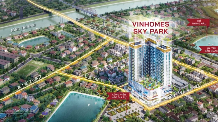 Vinhomes Sky Park hút khách với hệ tiện ích sống đẳng cấp bậc nhất Bắc Giang