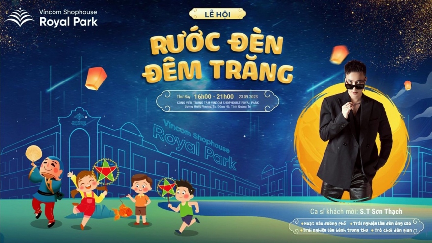 Trung thu độc đáo lần đầu tiên có ở Vincom Shophouse Royal Park Quảng Trị