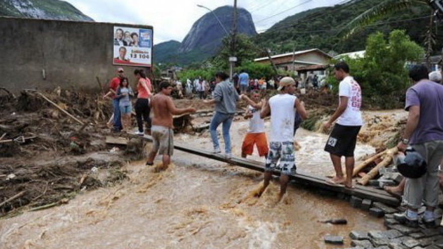 22 người chết do mưa lũ tại Brazil