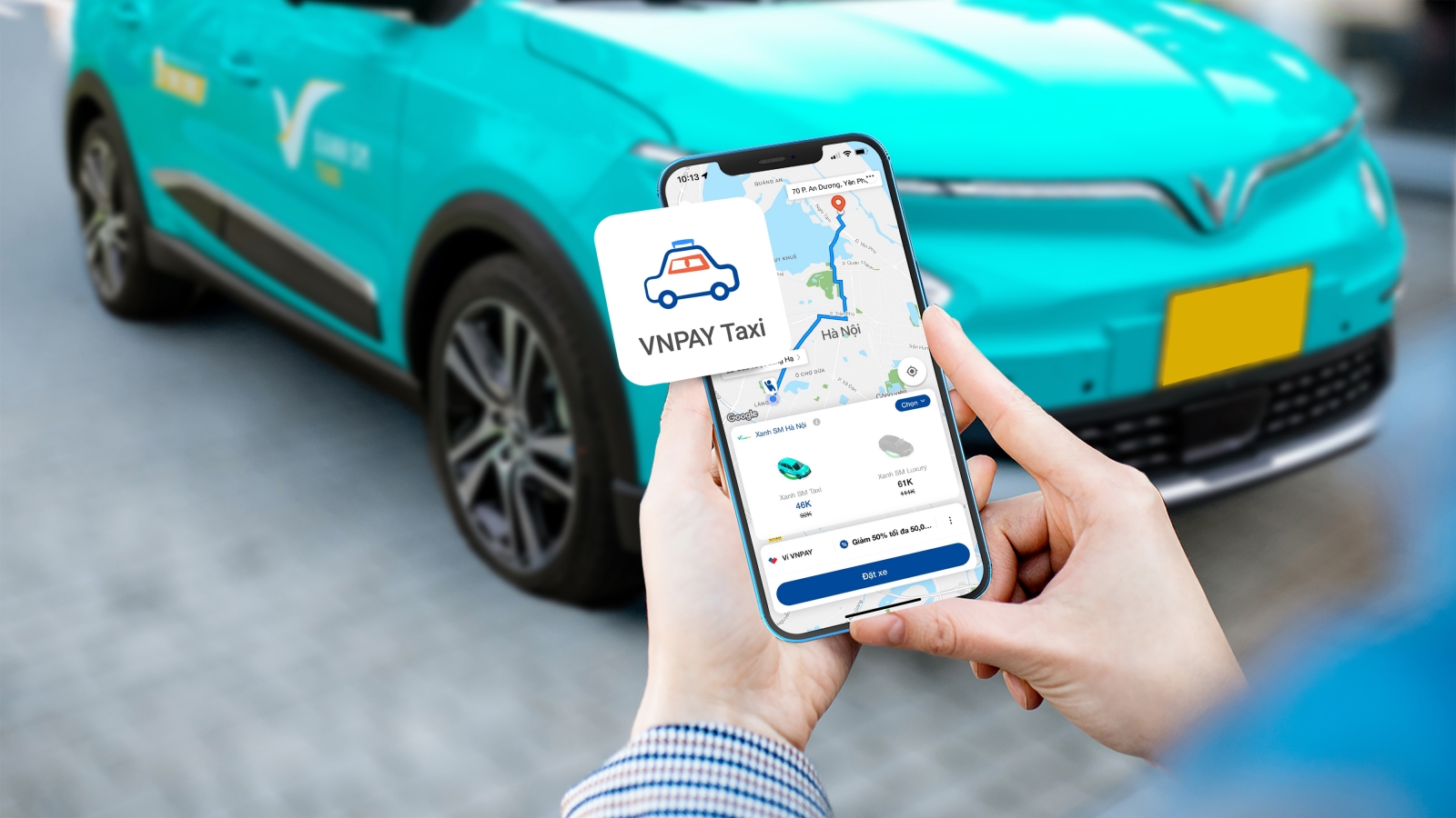 VNPAY hợp tác với Xanh SM mang đến trải nghiệm gọi taxi tiện lợi