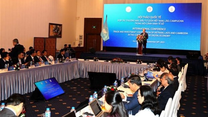Int'l conference discusses Vietnam-Laos-Cambodia cooperation in digital economy