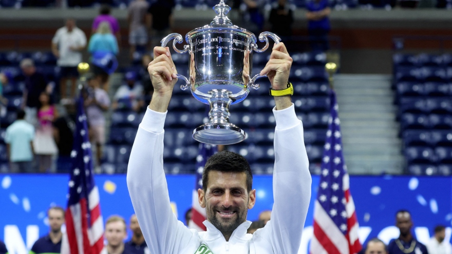 Djokovic vô địch US Open, nối dài kỷ lục danh hiệu Grand Slam