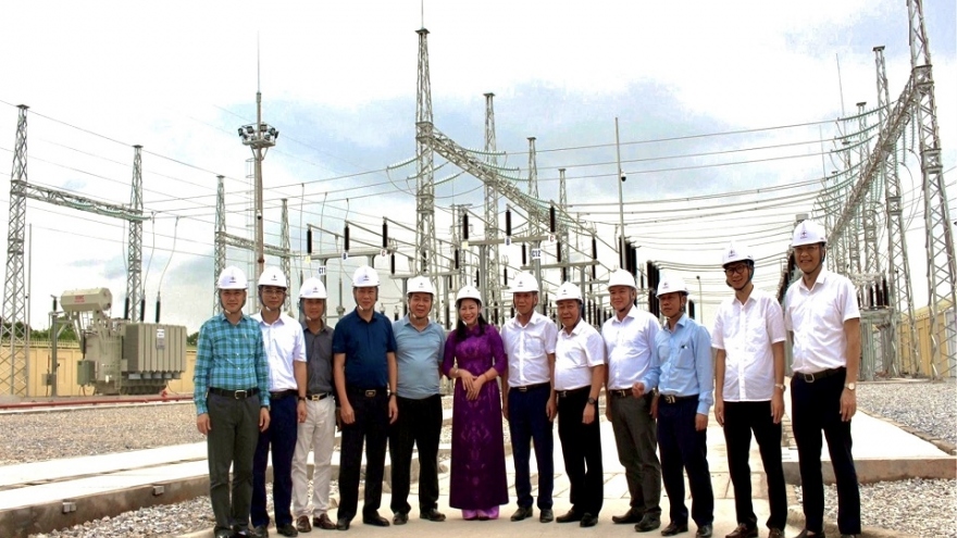 Điện lực Thái Nguyên đưa dự án Trạm biến áp 110kV Yên Bình 8 vào vận hành