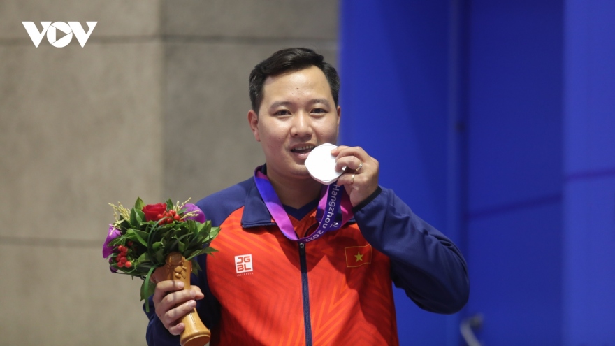 Local marksman wins first silver medal at Asian Games