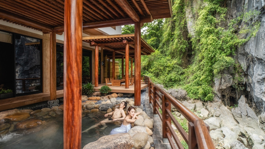 Một phong cách nghỉ dưỡng tắm onsen mới tại Quảng Ninh mang tên Yama Villa