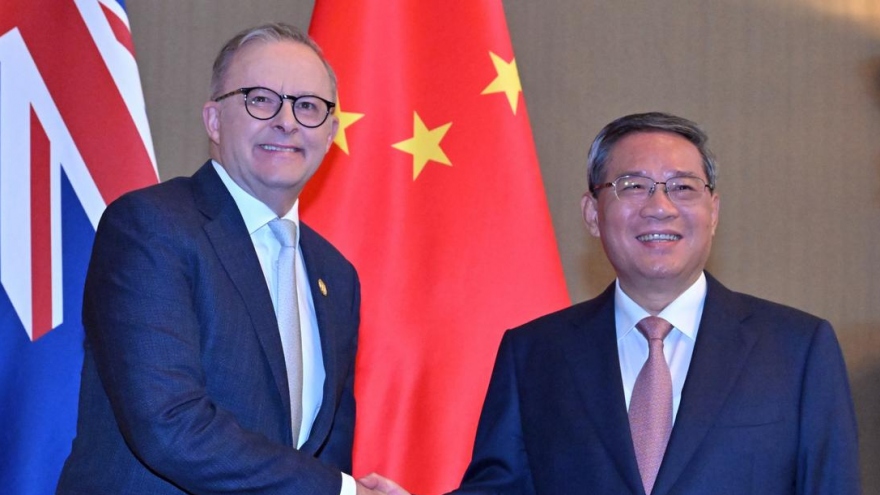 Thủ tướng Trung Quốc gặp người đồng cấp Australia bên lề hội nghị ASEAN