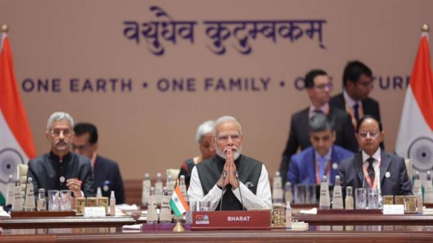 Thủ tướng Ấn Độ dùng bảng tên nước Bharat tại thượng đỉnh G20