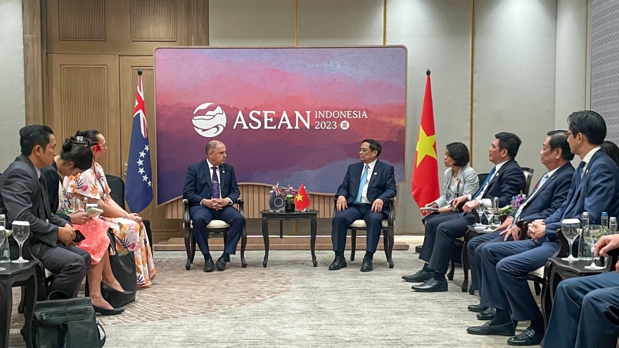 Thủ tướng Phạm Minh Chính gặp Thủ tướng Quần đảo Cook