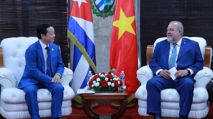 Phó Thủ tướng Trần Hồng Hà hội kiến Thủ tướng Cuba Manuel Marrero Cruz