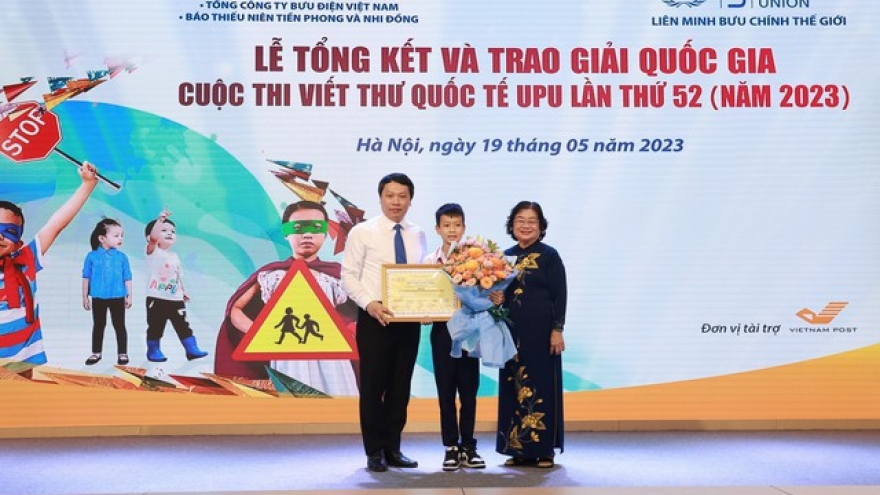 Local student wins UPU international letter writing competition