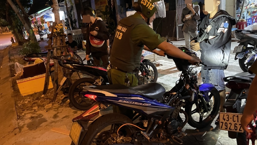 Xử lý, ngăn chặn nhiều nhóm gây rối trật tư trong đêm ở Đà Nẵng