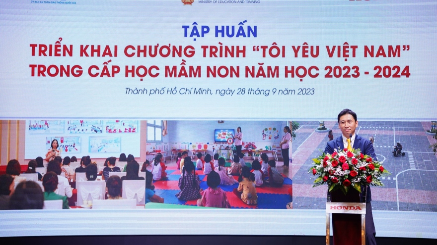 Honda Việt Nam tập huấn hướng dẫn giáo dục ATGT cho giáo viên mầm non
