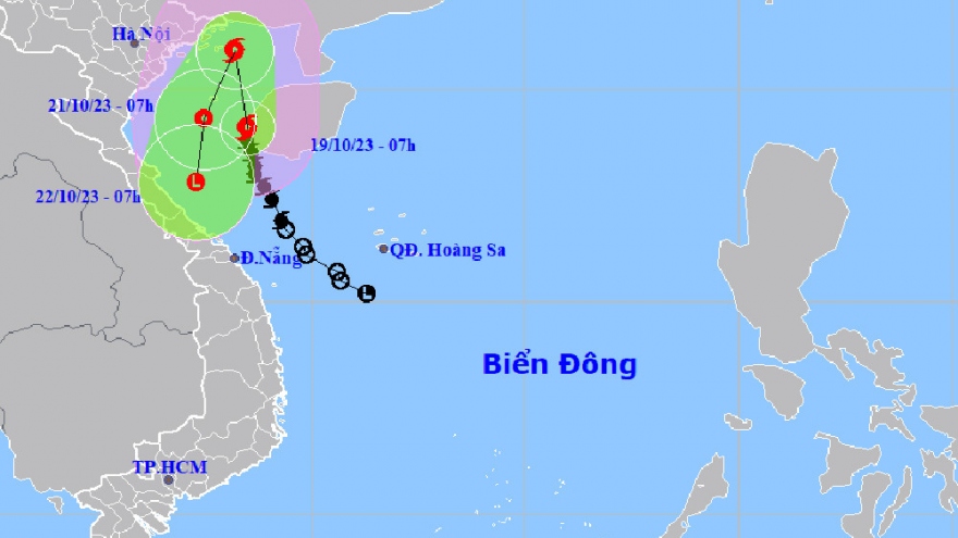 Storm Sanba enters Gulf of Tonkin