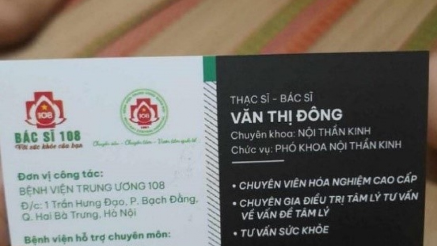 Mạo danh Bệnh viện 108 lừa đảo người bệnh