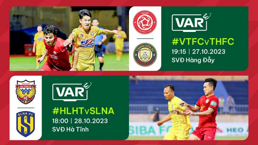 Những trận đấu áp dụng VAR tại vòng 2 V-League 2023/2024