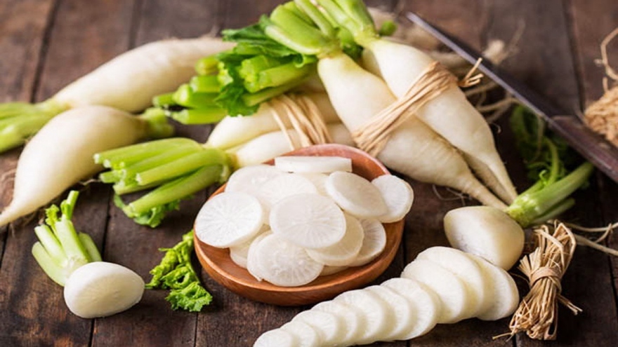 Tác dụng ít biết của củ cải trắng đối với sức khỏe và sắc đẹp
