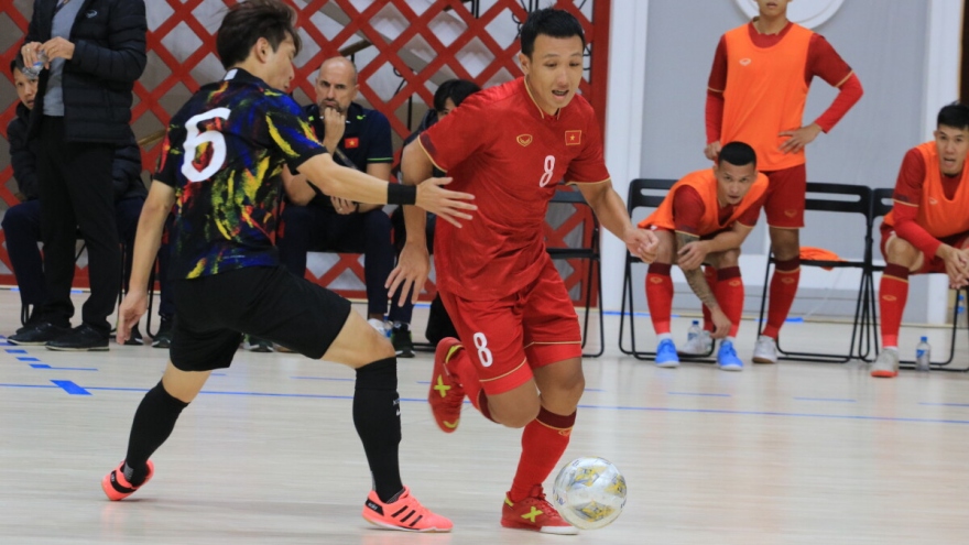 Đánh bại Hàn Quốc, ĐT Futsal Việt Nam đứng đầu bảng ở vòng loại châu Á