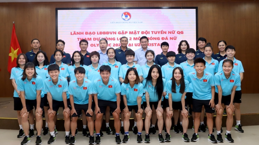 ĐT nữ Việt Nam được “tiếp lửa” trước khi lên đường dự vòng loại Olympic 2024