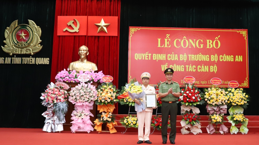 Phó Giám đốc Công an tỉnh giữ chức Phó Trưởng Ban Nội chính Tỉnh ủy Tuyên Quang