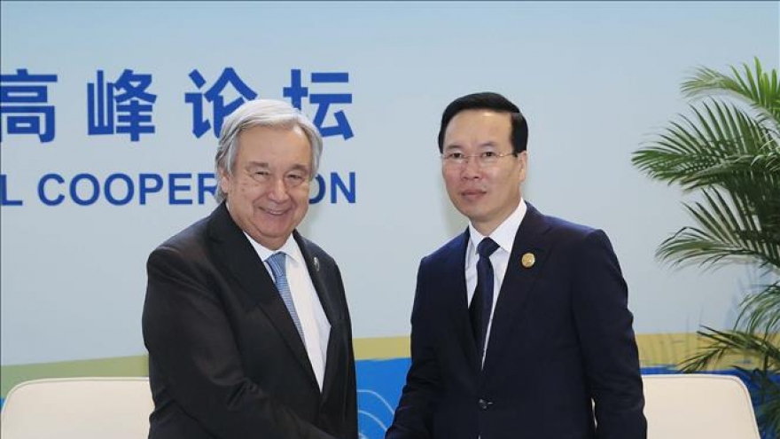 Chủ tịch nước Võ Văn Thưởng tiếp Tổng Thư ký Liên hợp quốc António Guterres