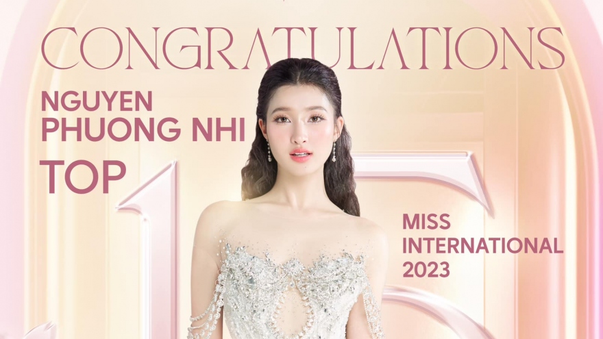 Phuong Nhi finishes among Top 15 at Miss International 2023