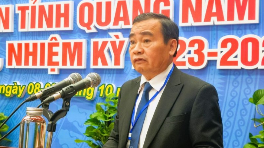 Ông Phan Xuân Quang tái đắc cử Chủ tịch Liên đoàn Lao động tỉnh Quảng Nam