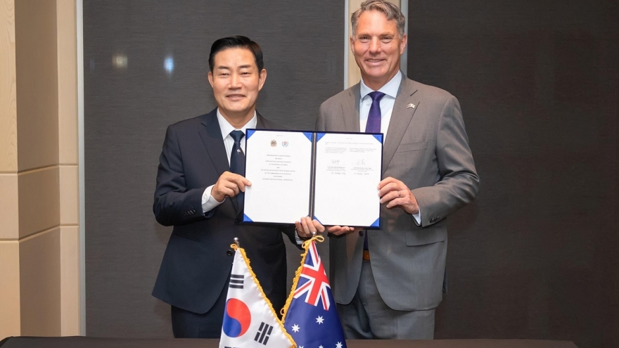 Australia ký các thỏa thuận hợp tác quốc phòng mới với Hàn Quốc