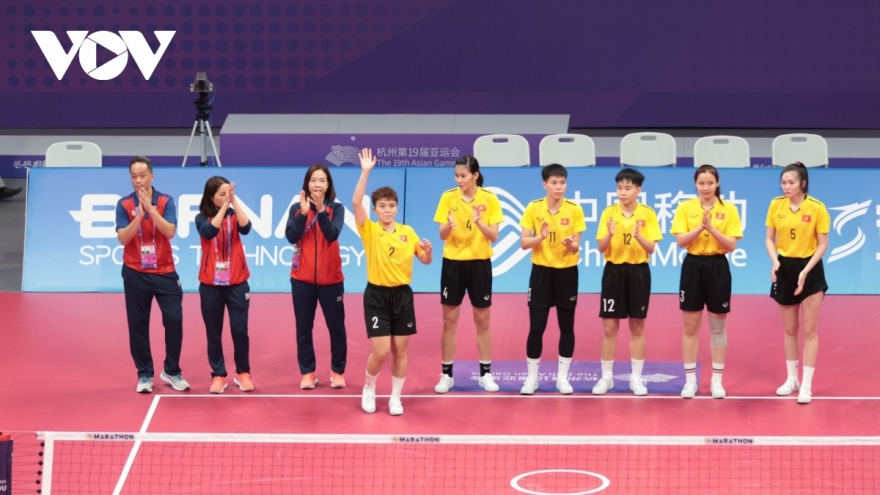 Vietnamese Sepak Takraw players take gold at ASIAD 2023