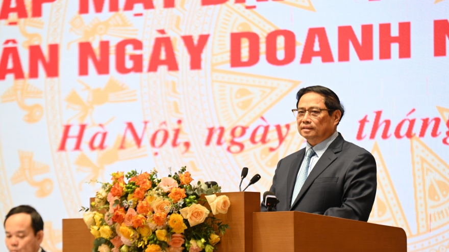 Thủ tướng Phạm Minh Chính gặp mặt đại diện doanh nhân Việt Nam