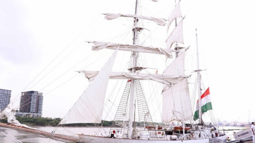 Indian navy training ship Sudarshini visits Ho Chi Minh City