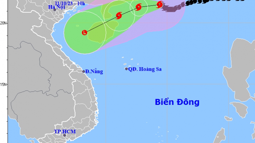 Bão số 4 giật cấp 15 đang hướng về bán đảo Lôi Châu (Trung Quốc)