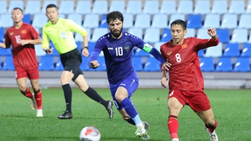 Vietnam lose to Uzbekistan in crowdless friendly