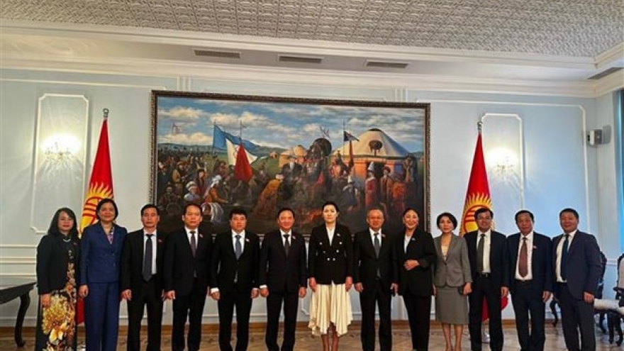 NA Vice Chairman Nguyen Khac Dinh visits Kyrgyzstan