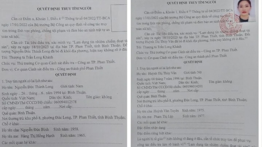 "Ôm" hơn 19 tỷ đồng, vợ chồng chủ hụi ở Bình Thuận nghi bỏ trốn sang nước ngoài