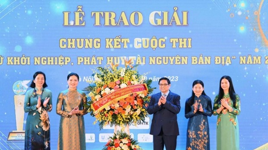 Winners of women startup competition 2023 awarded