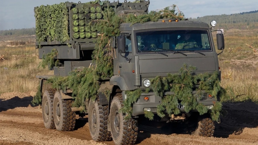 Quân đội Nga nhận phương tiện rải mìn từ xa Zemledeliye mới nhất