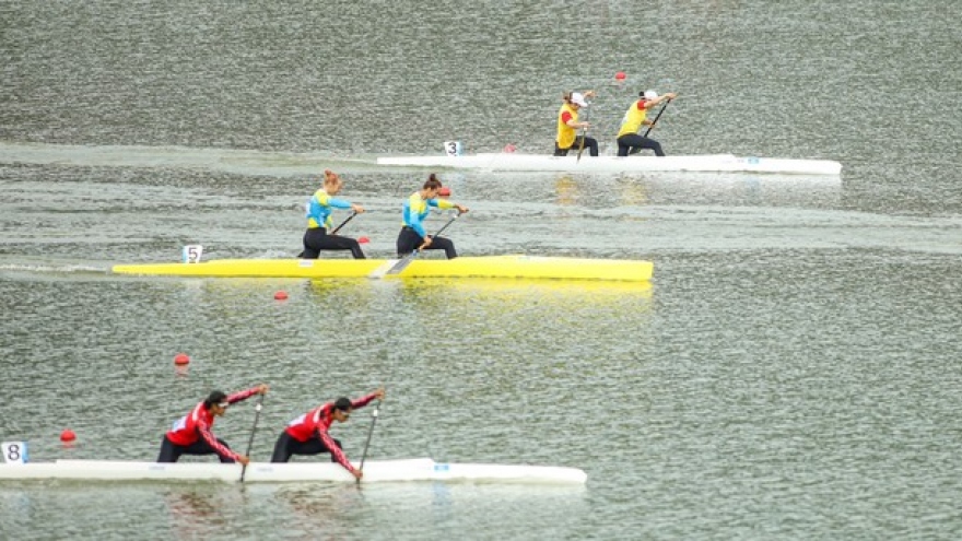 Kém 0.4 giây, đội tuyển canoeing Việt Nam hụt huy chương tại ASIAD 19
